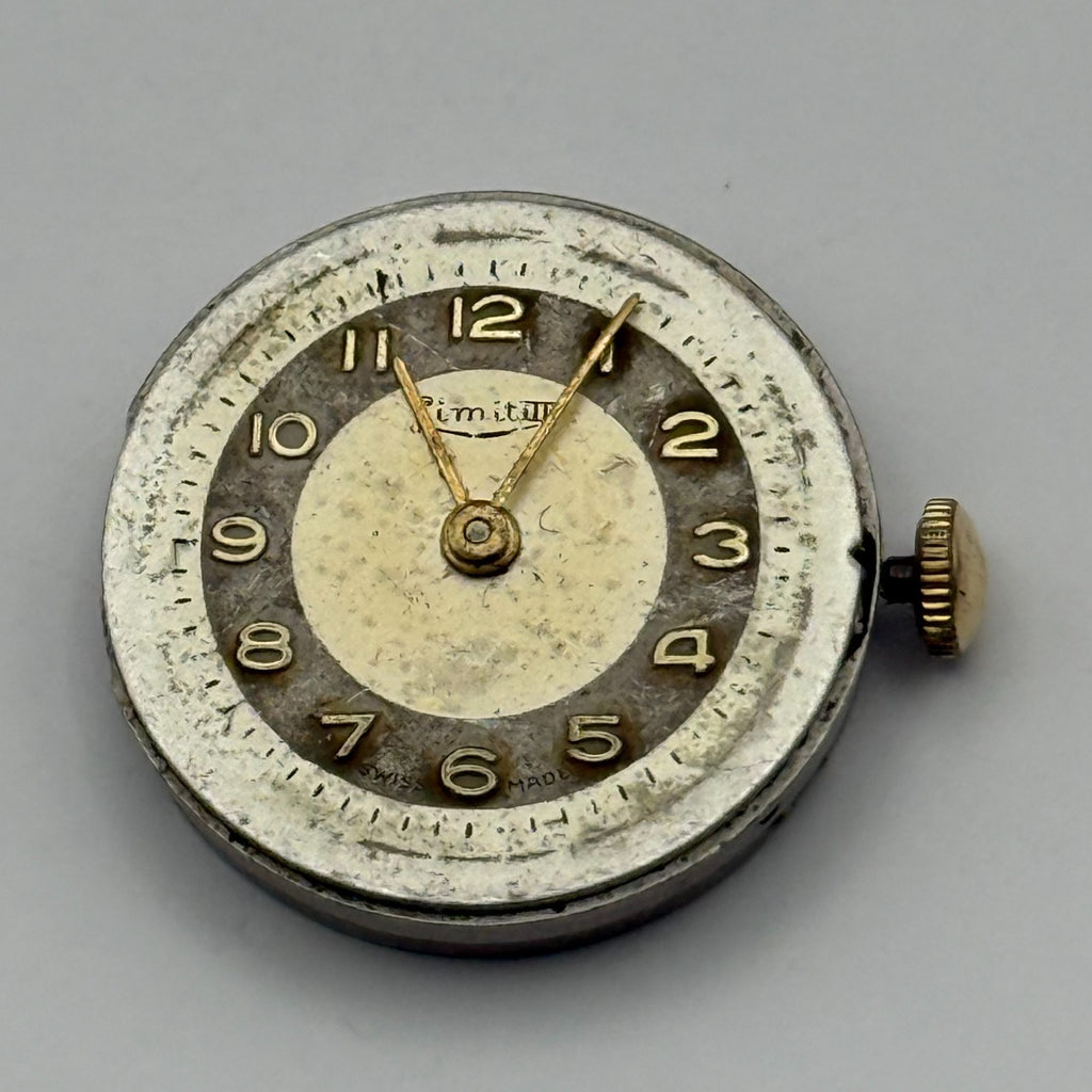 Revue 50 Watch Movement - Limit III - Running - For Parts / Repair - 22mm