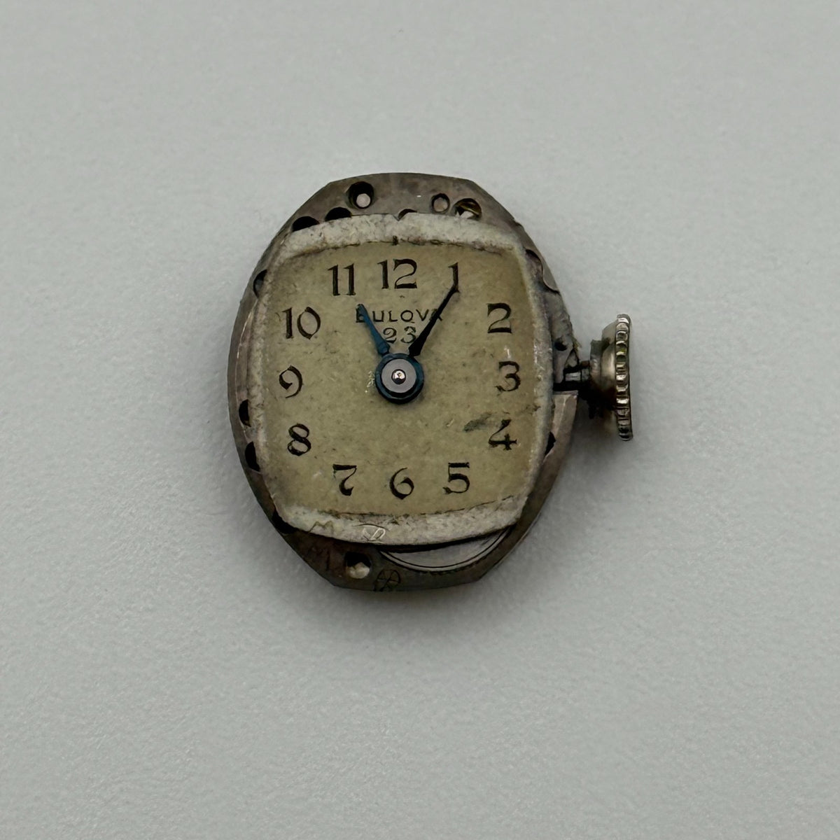 Bulova 5AD Ladies Watch Movement - Running - For Parts / Repair