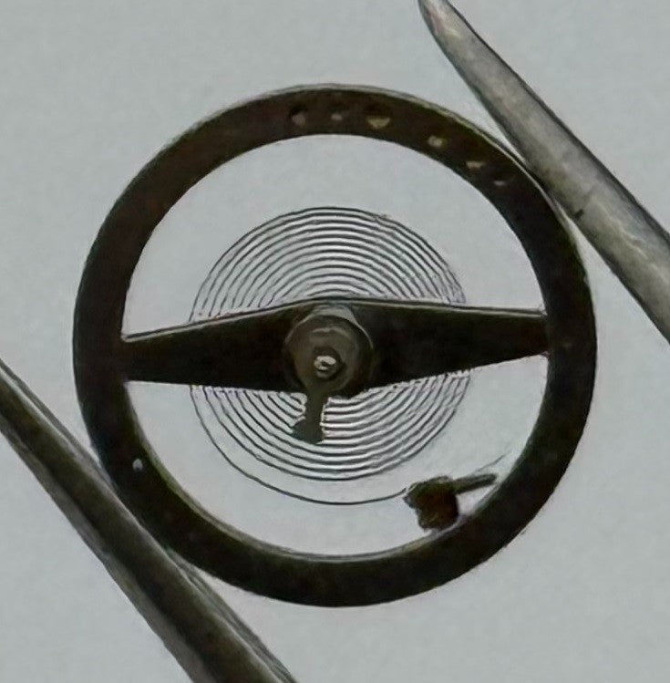 BFG 34 PL Balance Wheel Complete And Spring Renata 59 Watch Movement Parts NOS