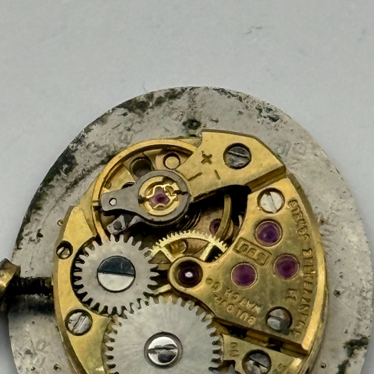 Bulova 5BD Watch Movement - Ladies 23 Jewels - For Parts / Repair - 12.8mm