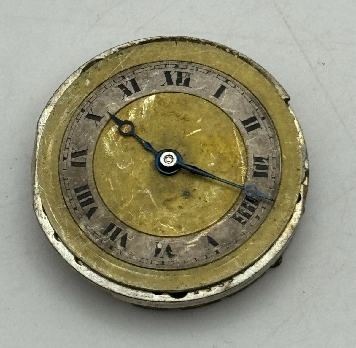 Buren C 15 Watch Movement Jewels Balance Intact Manual Wind  Swiss Parts 23.6mm