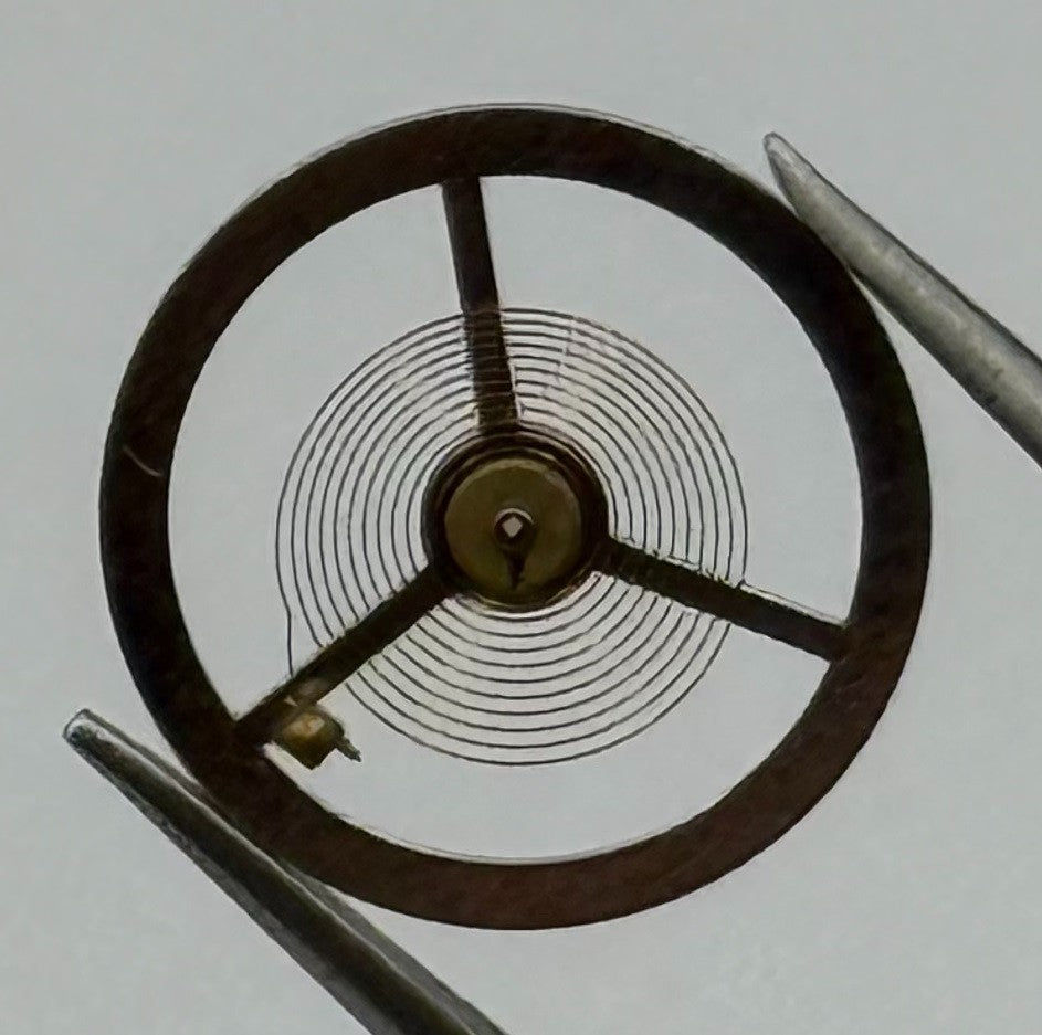 E.S. 50 Balance Wheel Complete And Spring 12’’’ 1400 Watch Movement Parts NOS