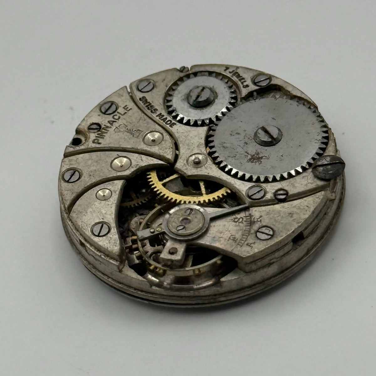Pinnacle Trench Watch Movement Sub Seconds Red 12 Swiss Manual Wind Parts 28.8mm