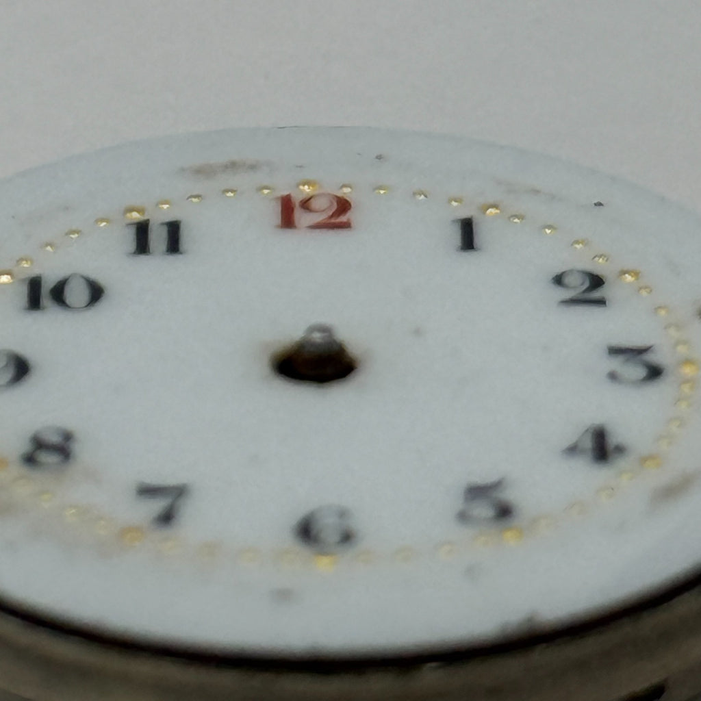 Unidentified Watch Movement Manual Swiss Vintage Wind Parts Repair 24.4mm