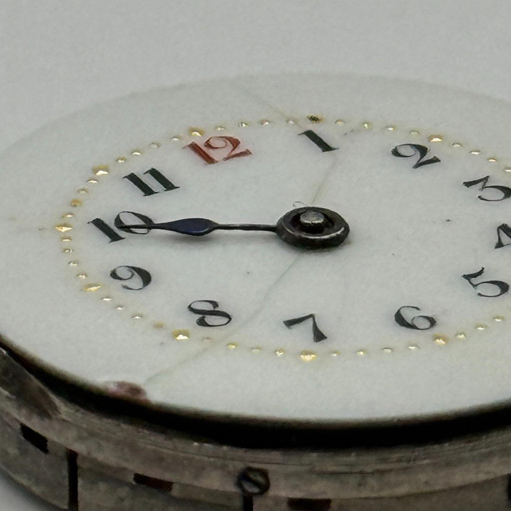 Unidentified Watch Movement Swiss Made Manual Wind Vintage Parts Repair 22.4mm