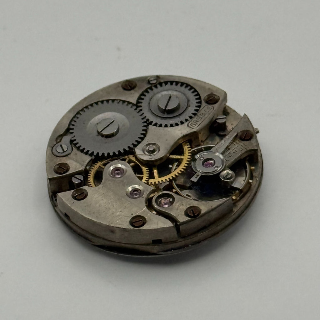 GRB & Co Trench Watch Movement - Roman Numerals - For Parts / Repair - 24.8mm
