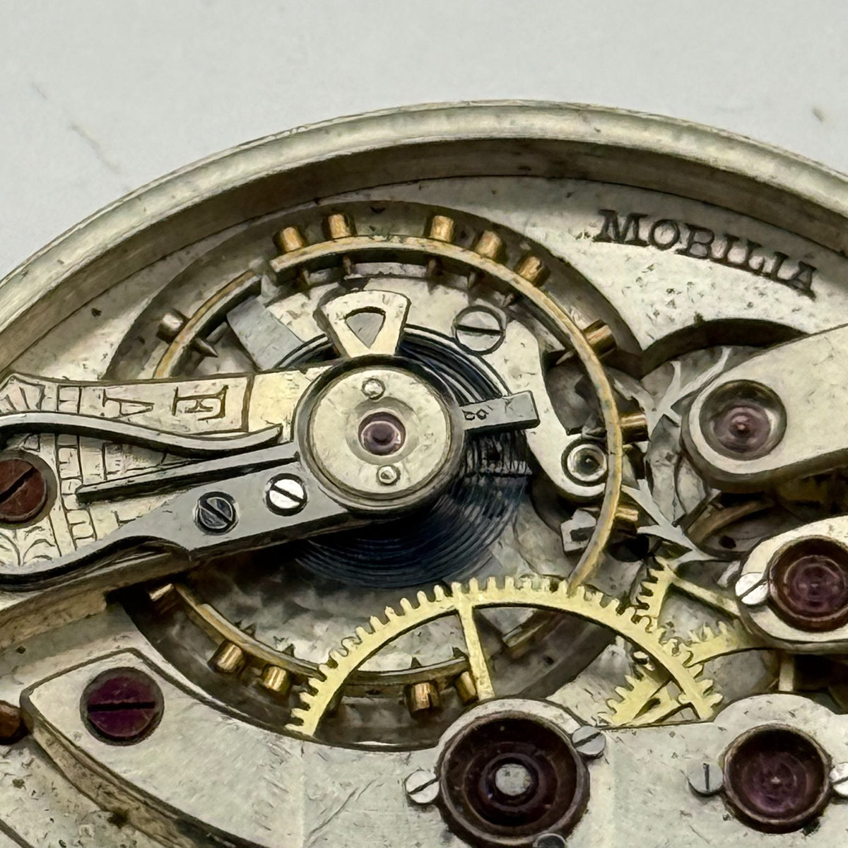 Mobilia Pocket Watch Movement High Grade Open Face Sub Seconds Parts 45.1mm