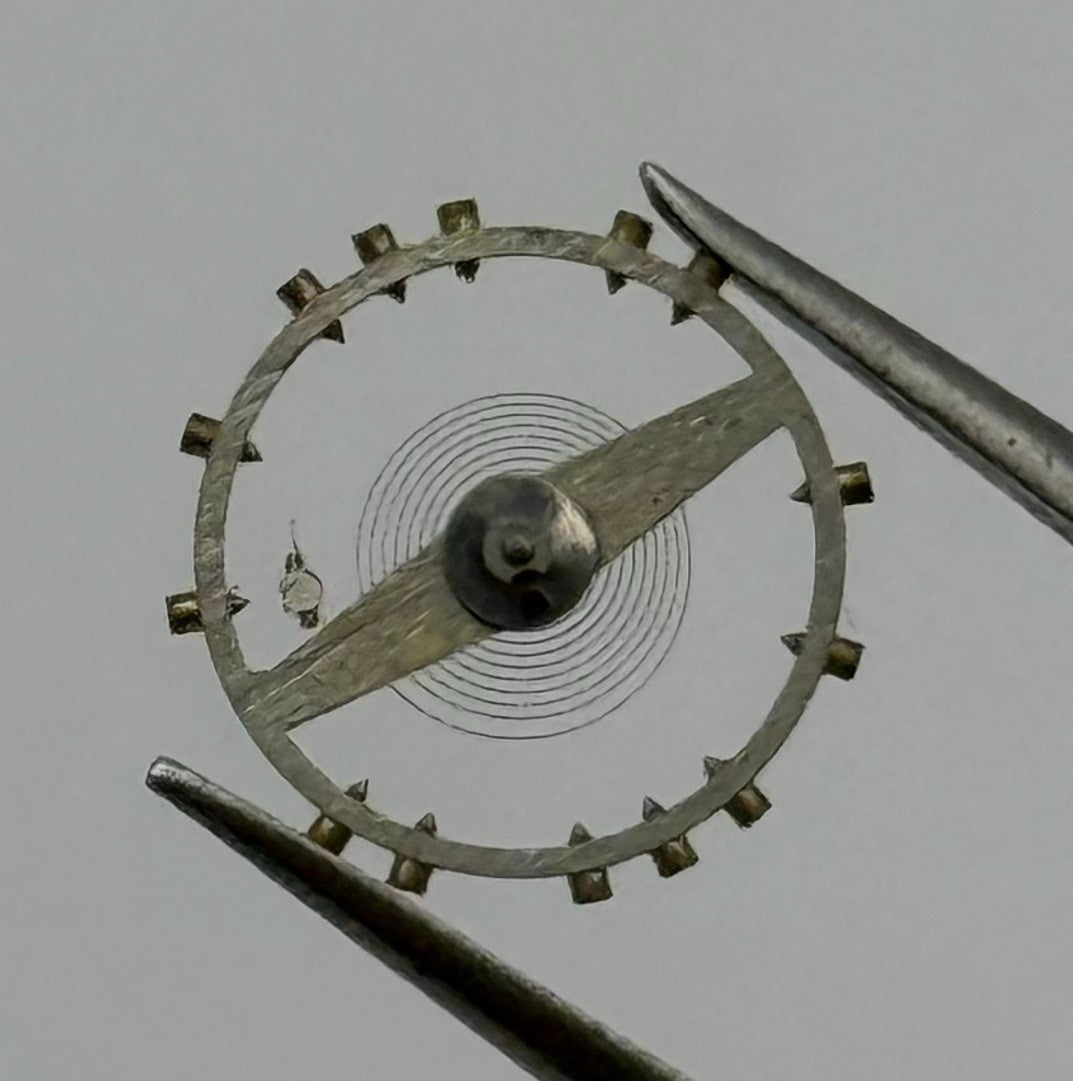 Judex 120 Balance Wheel Complete And Spring 10½’’’ 391 Watch Movement Parts NOS