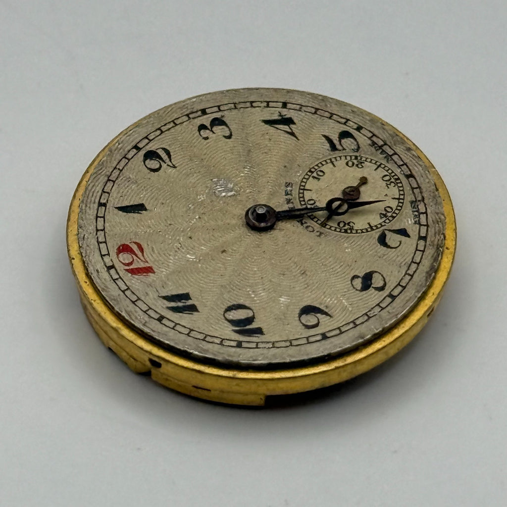 Longines 10.42 Watch Movement - Sub Seconds - For Parts / Repair - 22.4mm