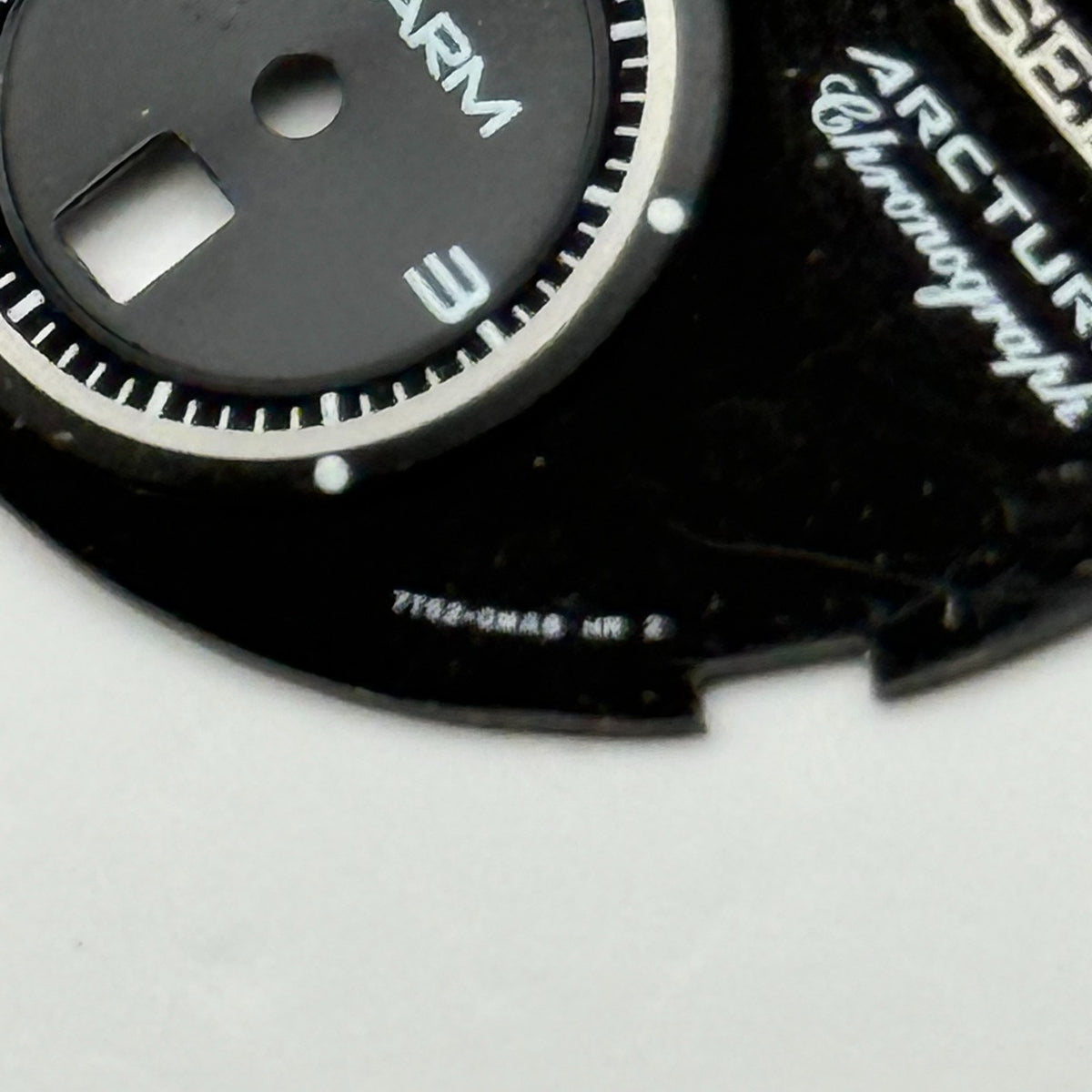 Seiko 7T62-0MA8 Watch Dial Arctura Chronograph Alarm Spare Parts Repair 29.4mm