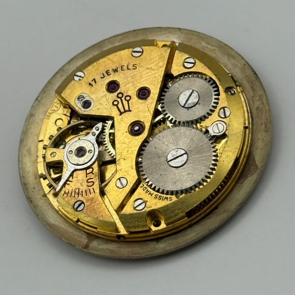 Felsa 391 Watch Movement - Horus 17 Jewels - For Parts / Repair - 26.8mm