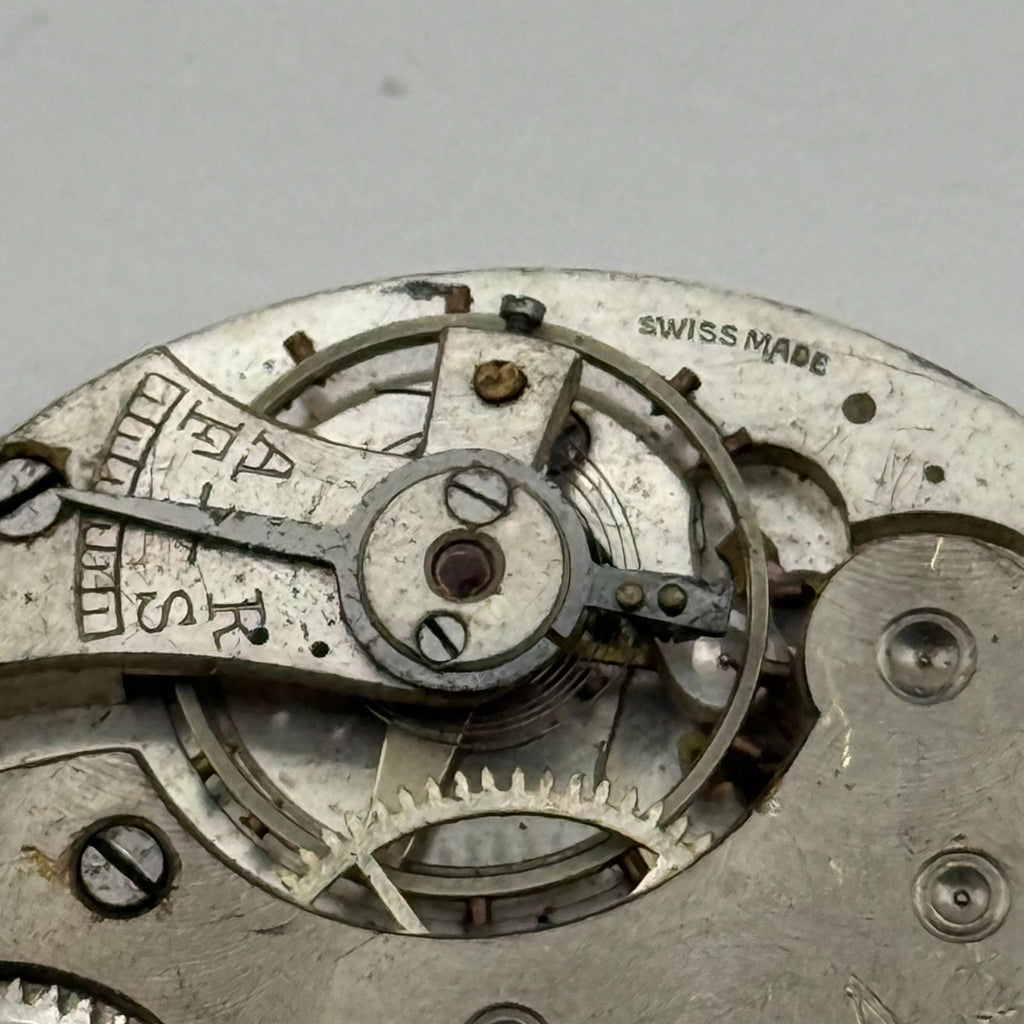 Freeman’s Non Magnetic Pocket Watch Movement Open Face Sub Seconds Parts 37.9mm