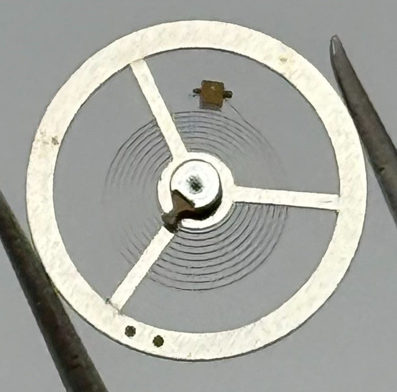 Brac 500 Balance Wheel Complete And Spring Renata 1636 Watch Movement Parts NOS