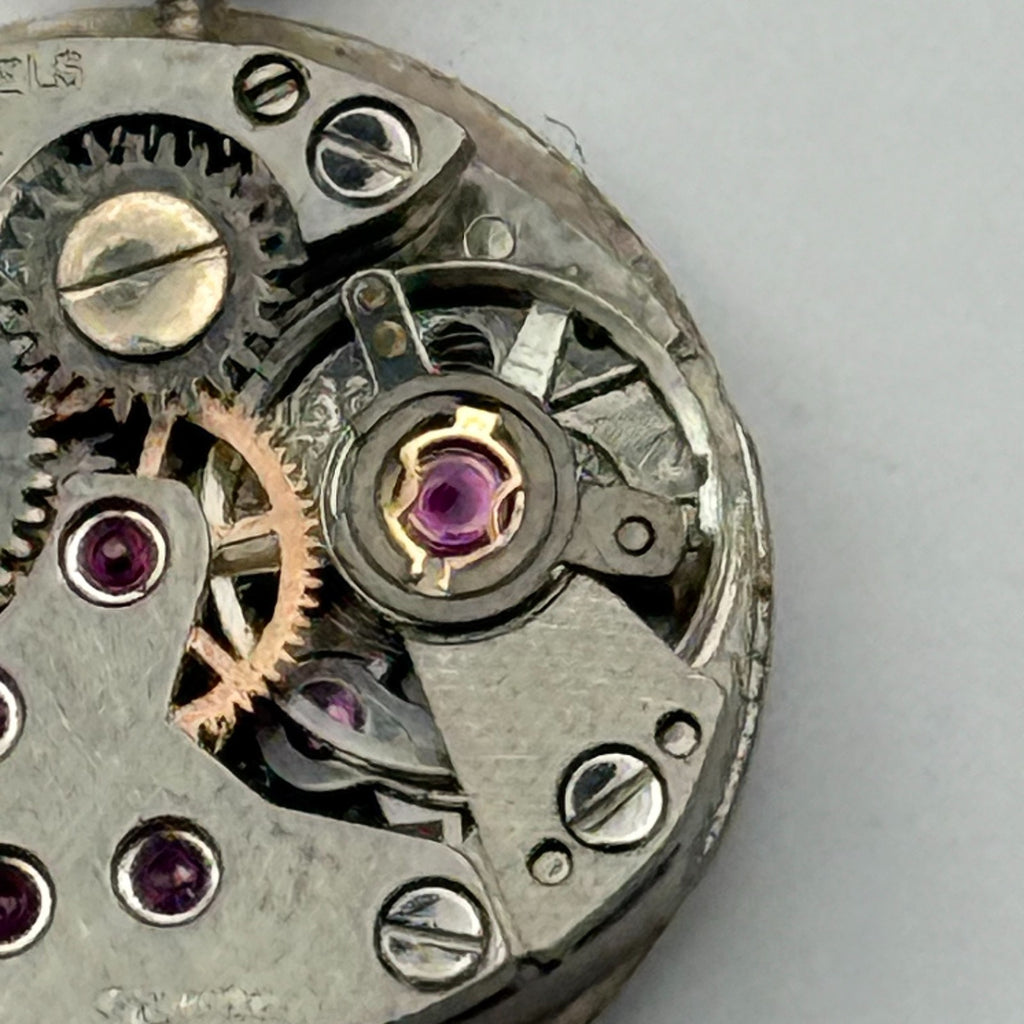 FE 68E4 Watch Movement Sandoz 17 Jewels Swiss Manual Wind Parts Repair 13.1mm