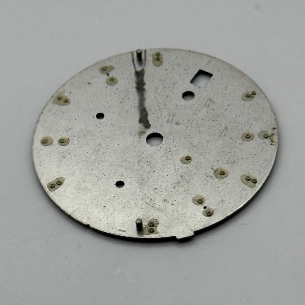 Seiko 7T62-0LV8 Watch Dial Chronograph 100M Black Spare Parts Repair 27.4mm