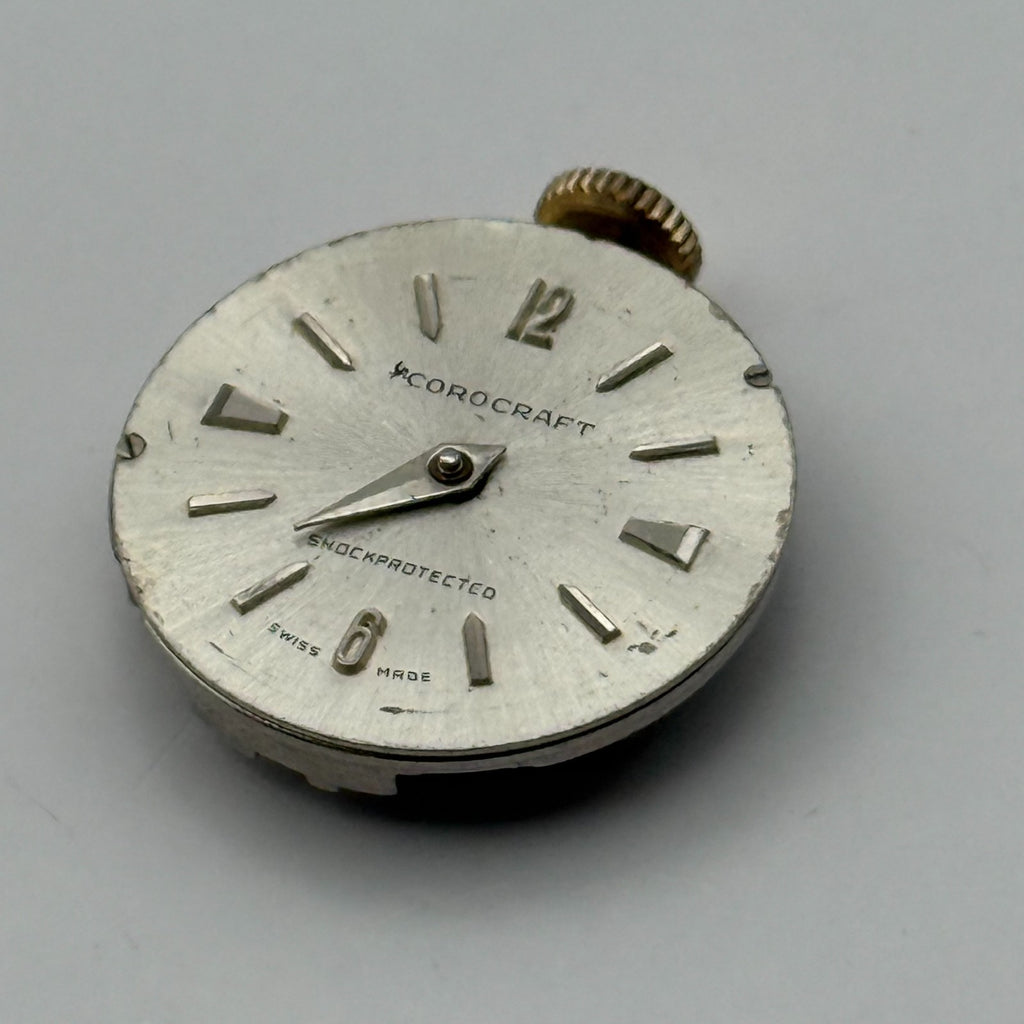 Watch Imp Corp Cal 5211B Watch Movement Corocraft Swiss Manual Wind Parts 19.7mm