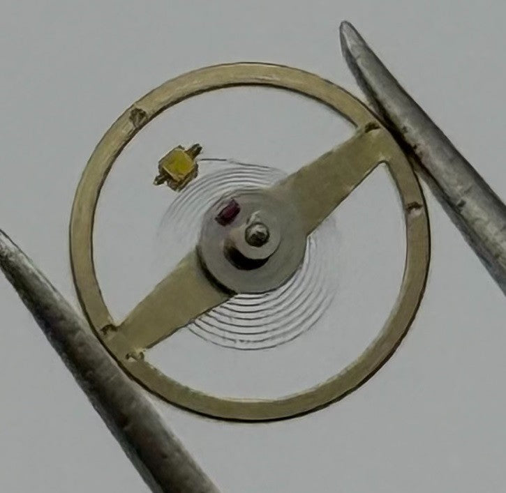 Ebosa 86 87 Balance Wheel Complete And Spring 8¾’’’ 1249 Watch Movement Parts