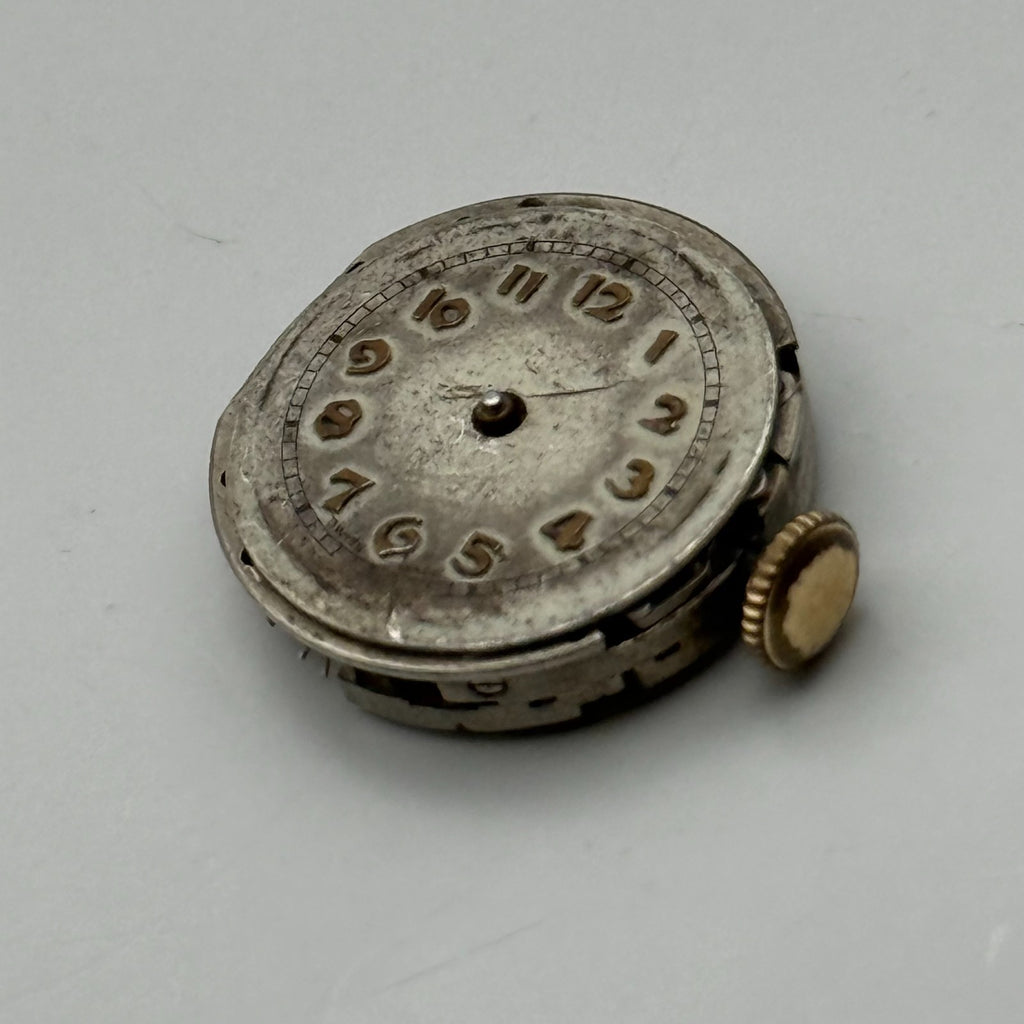 Peseux 150 Watch Movement 15 Jewels Swiss Manual Wind Parts Repair 17.4mm