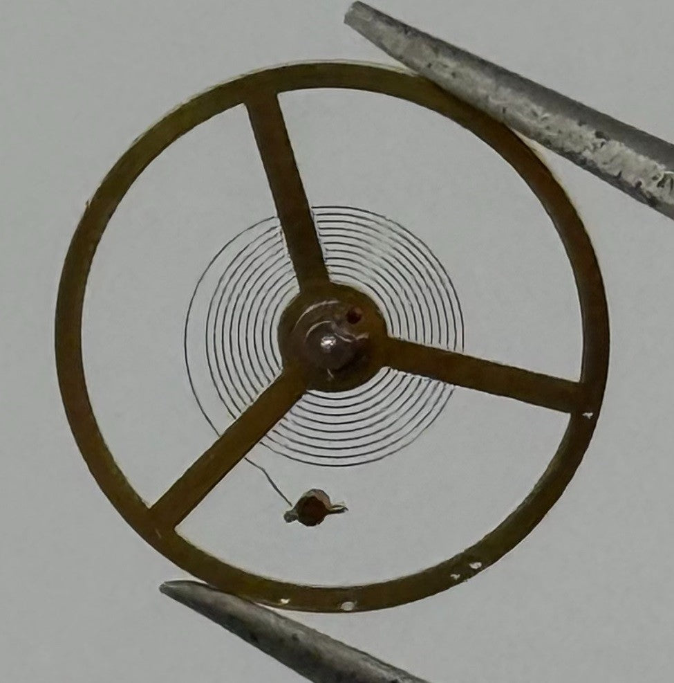 Smith 603 Elite Balance Wheel Complete And Spring 10½’’’ 1535 Watch Parts NOS