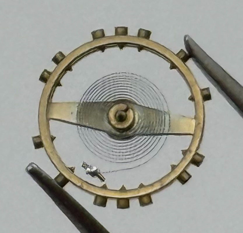FEF 270 Balance Wheel Complete And Spring 5¼’’’ 173 M Watch Movement Parts NOS