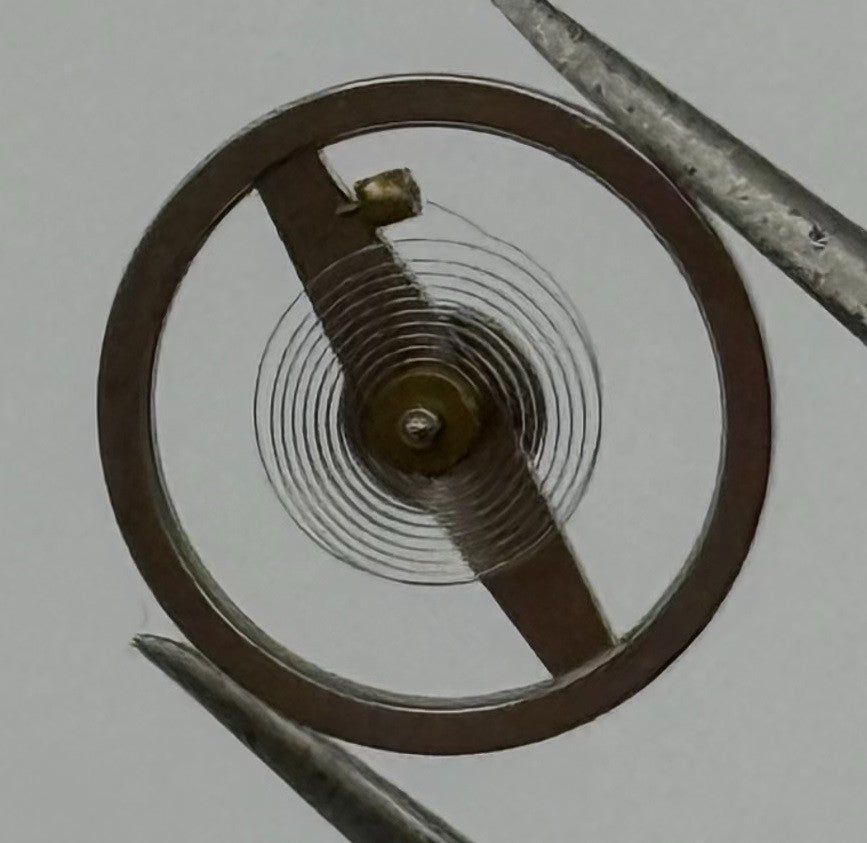 Brac 301 Balance Wheel Complete And Spring 10½''' 1382 Watch Movement Parts NOS