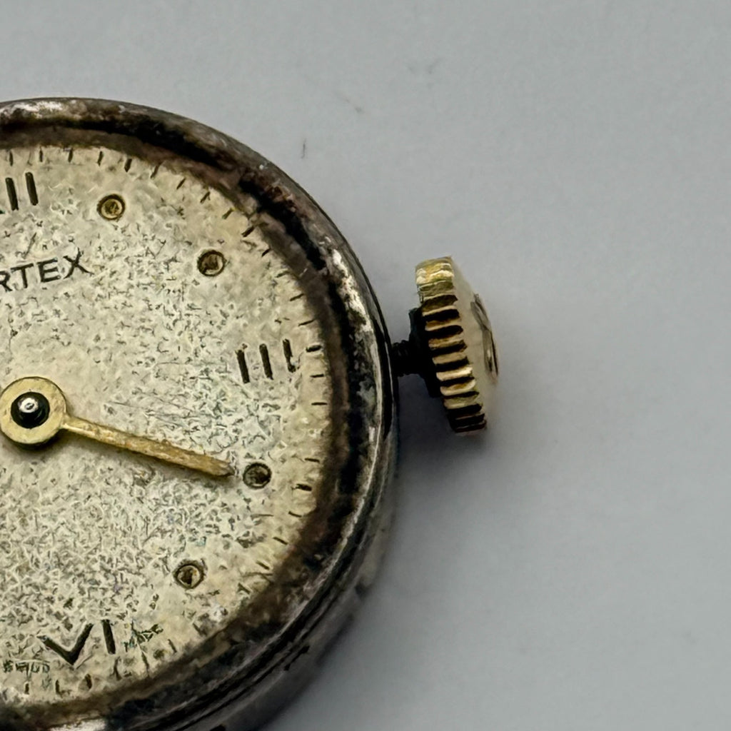 Vertex 42 Watch Movement - VW 15 Jewels - Running - For Parts / Repair - 19.6mm