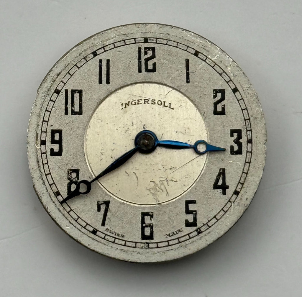 Ingersoll Watch Movement - 7 Jewels - For Parts / Repair - 23.4mm