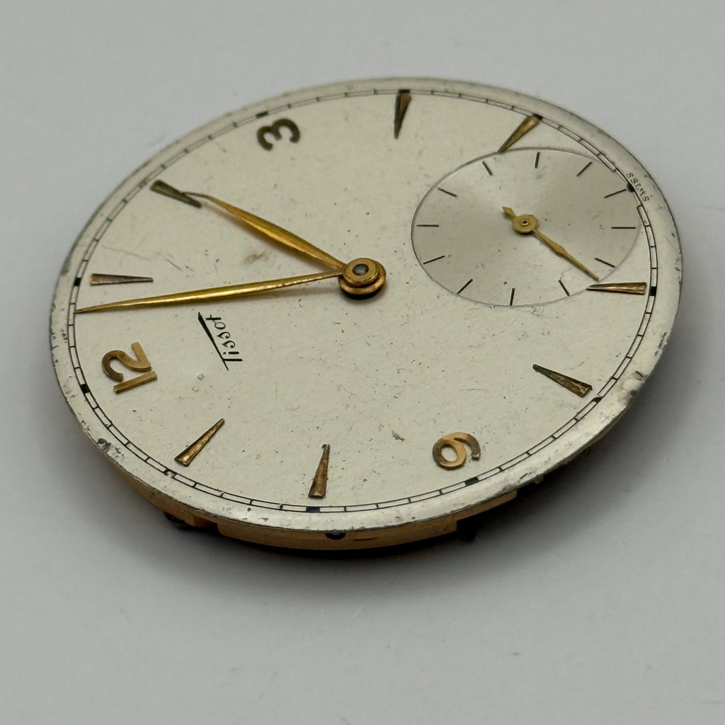 Tissot 38.2 Pocket Watch Movement Open Face 17 Jewels Sub Seconds Parts 38.2mm