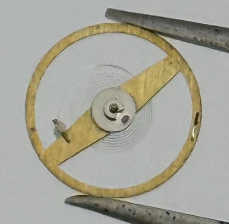 Arogno 151 Balance Wheel Complete And Spring 10½’’’ 15 Watch Movement Parts NOS