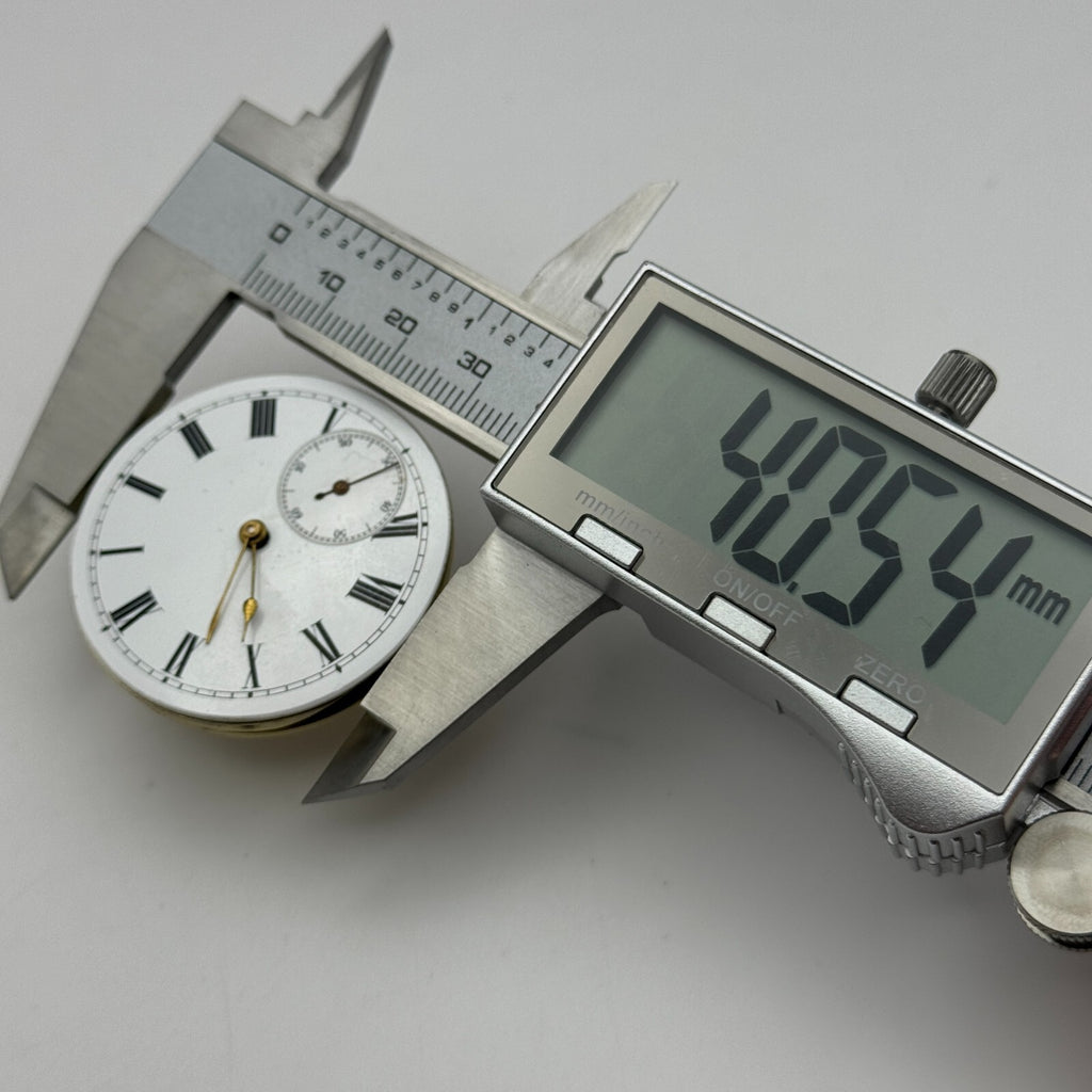 Trade Mark Consti Mathey Antique Key Wound Pocket Watch Movement Parts 40.5mm