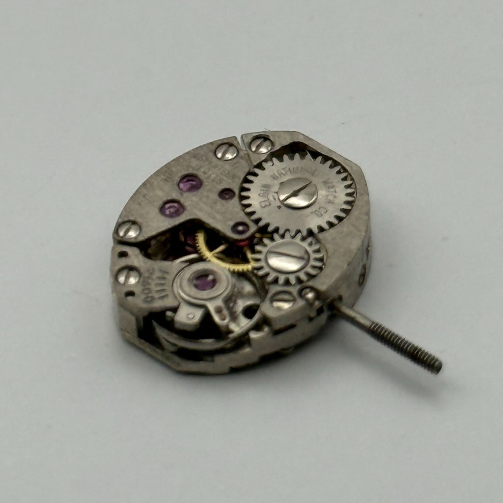 PUW 1175 Watch Movement Elgin Watch 17J Swiss Manual Wind Parts Repair 12.9mm