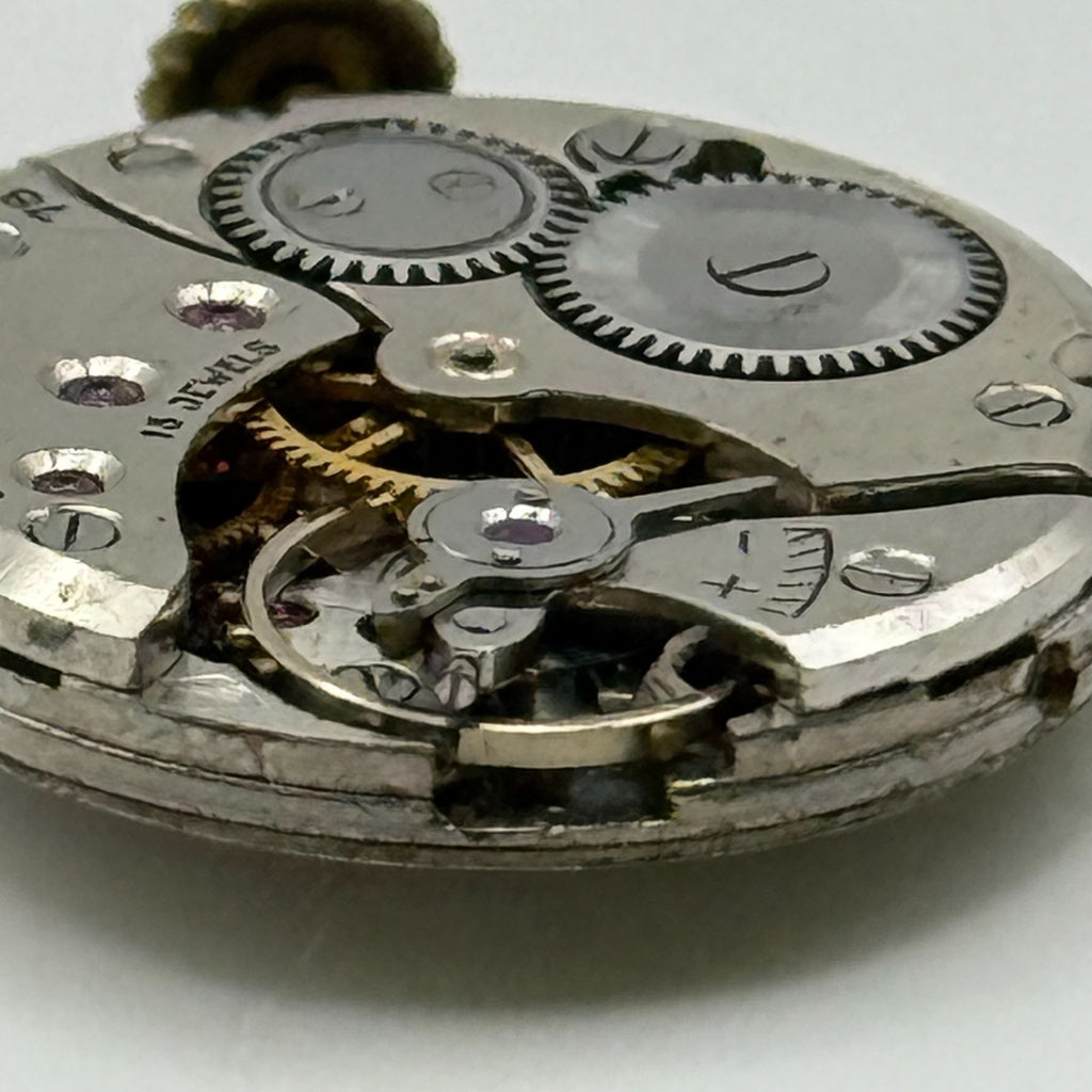 Revue 78 Watch Movement Limit 15 Jewels Swiss Manual Wind Parts Repair 19.7mm