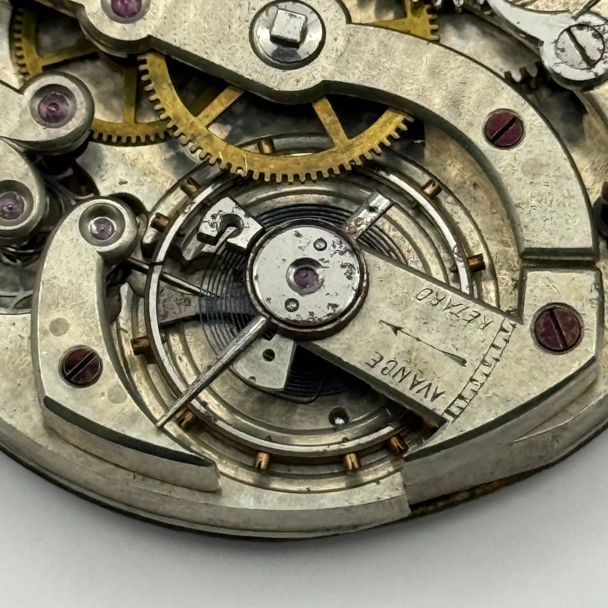 Max Gugenheim Neveu Pocket Watch Movement High Grade Antique Hunter Parts 41.2mm