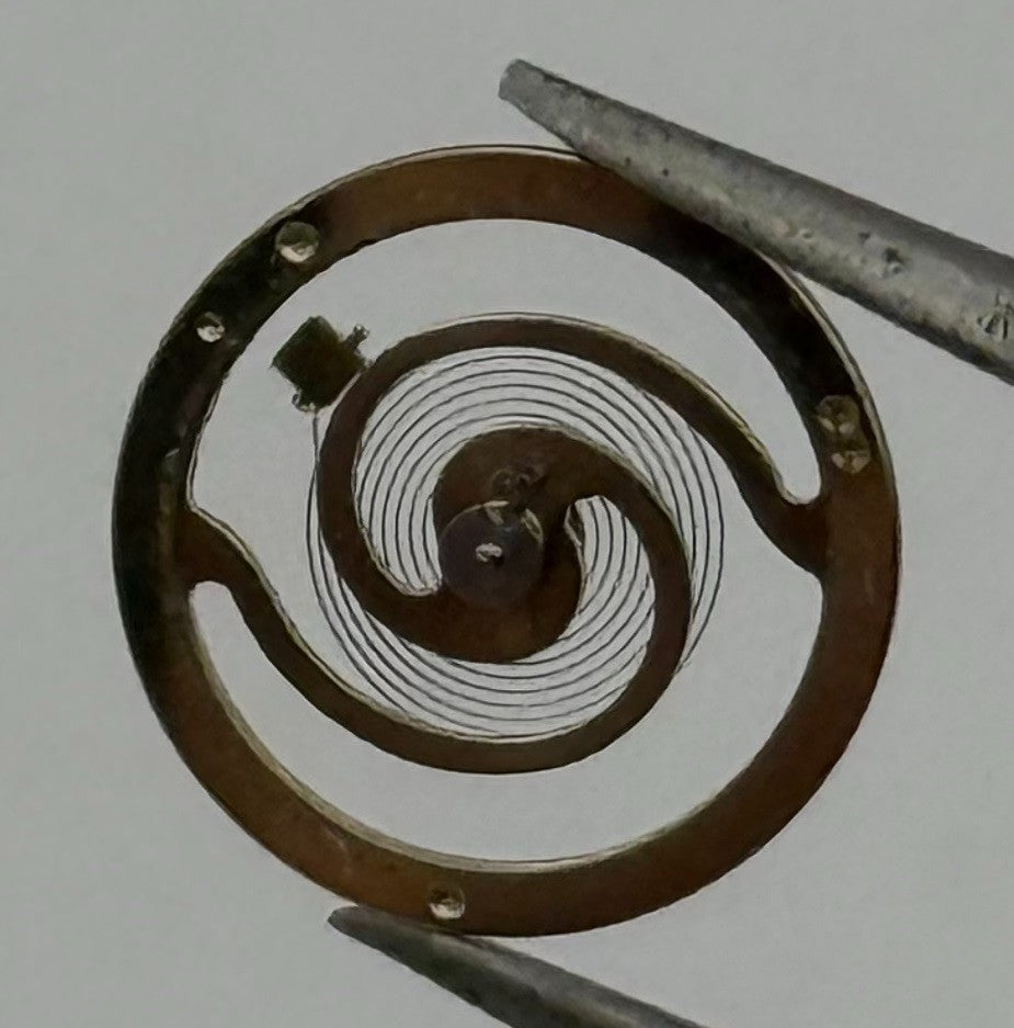 RL 7013 Balance Wheel Complete And Spring 10½’’’ 4884 Watch Movement Parts NOS