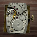 624 Model 2 American Watch Movement Elgin De Luxe 1950 Vintage for Parts 15/0s