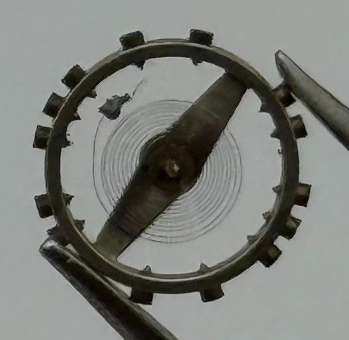 AS 976 1012 Balance Wheel Complete And Spring 29 M Watch Movement Parts NOS