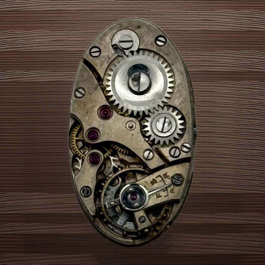 Oval Watch Movement - Unidentified - For Parts / Repair - 12.6mm