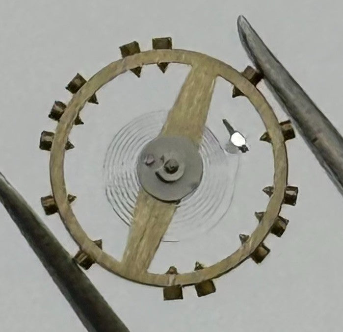 FHF 60 Balance Wheel Complete And Spring 6¾-8’’’ 200 M Watch Movement Parts NOS