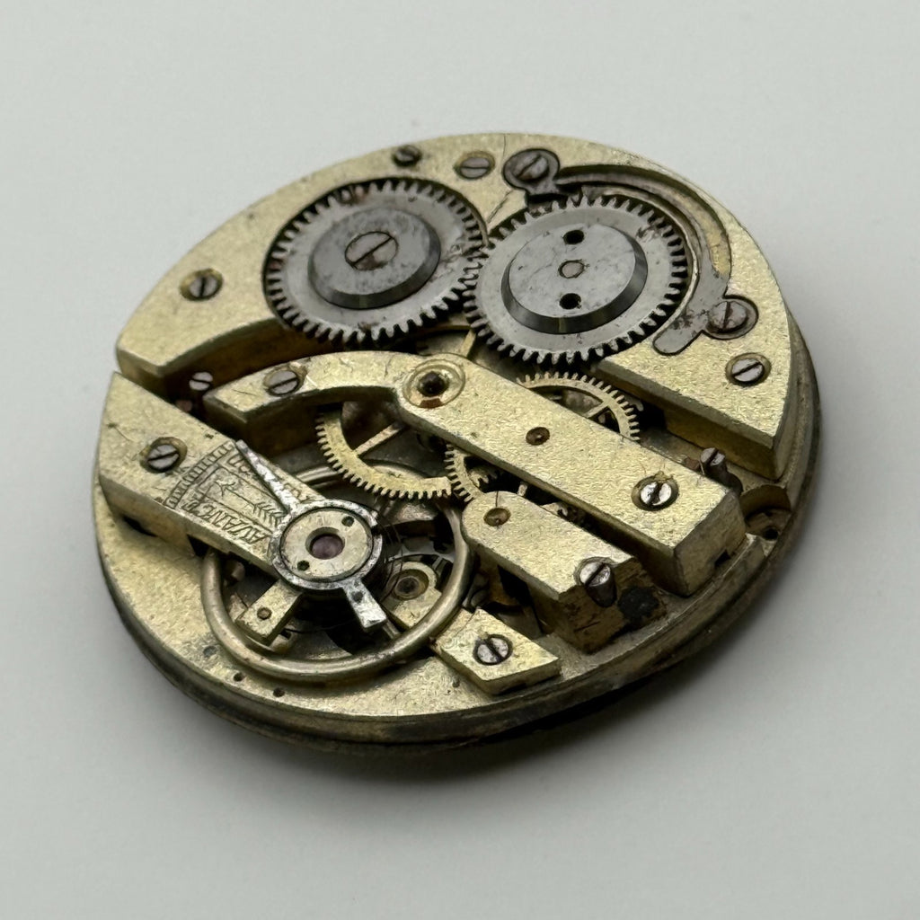 Cylinder Escapement Pocket Watch Movement - Unidentified - Parts / Repair 40mm