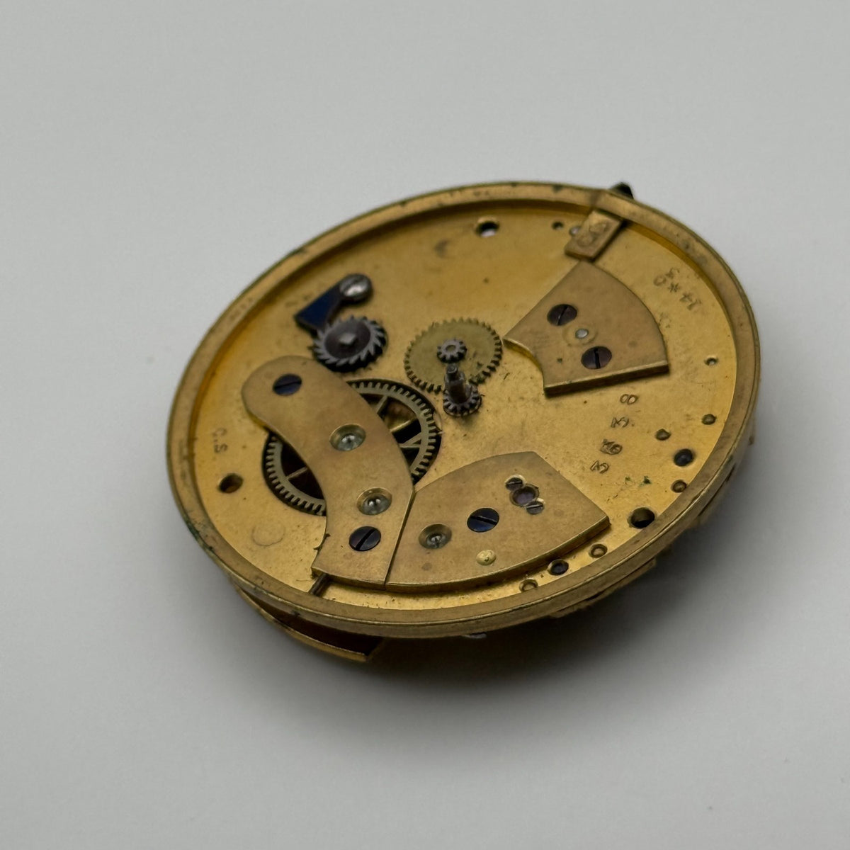 Thomas Blundell Liverpool Pocket Watch Movement - Lever - Running / Parts 42.7mm