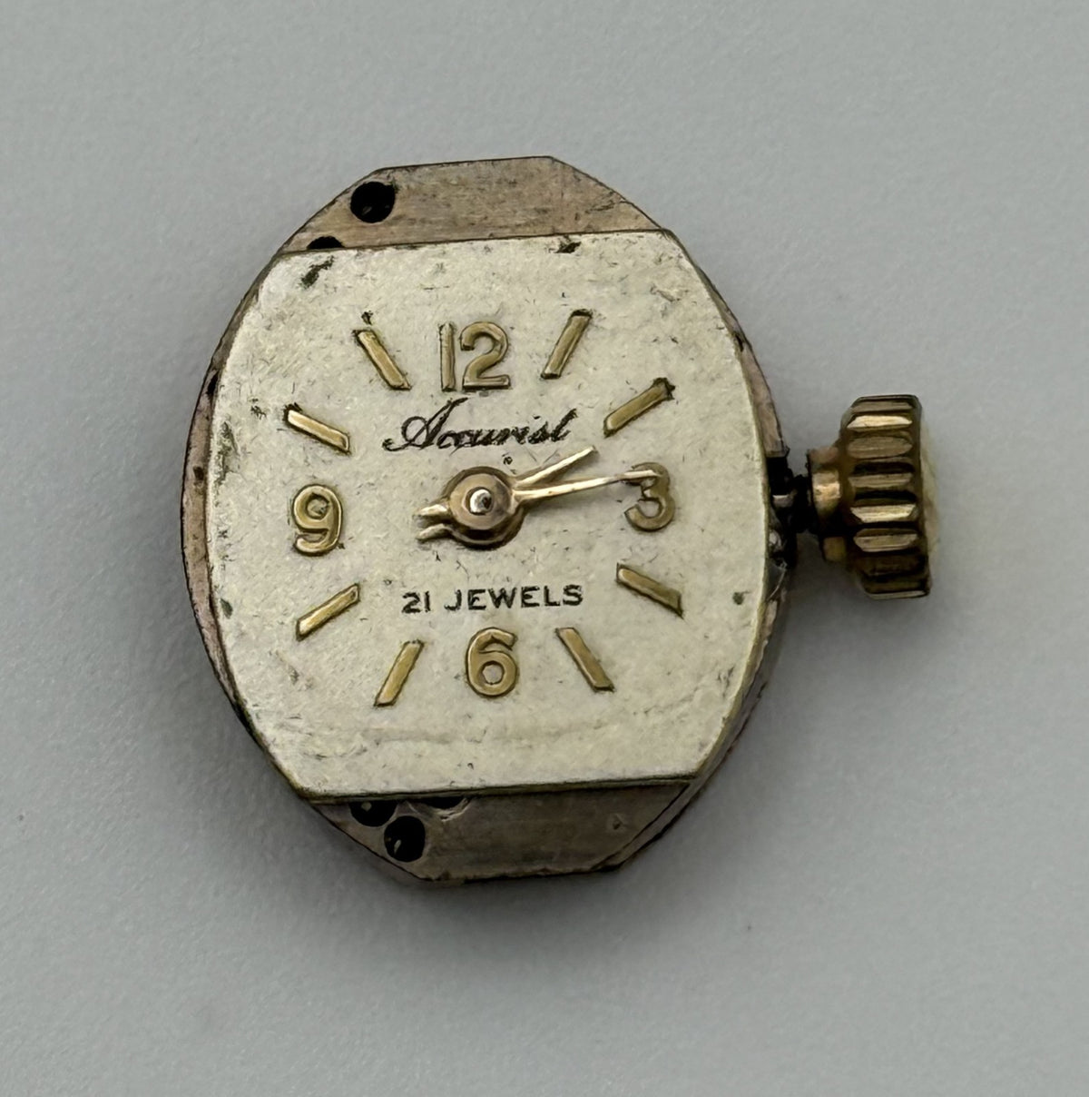 ETA 2430 Watch Movement - Accurist - Running - For Parts / Repair