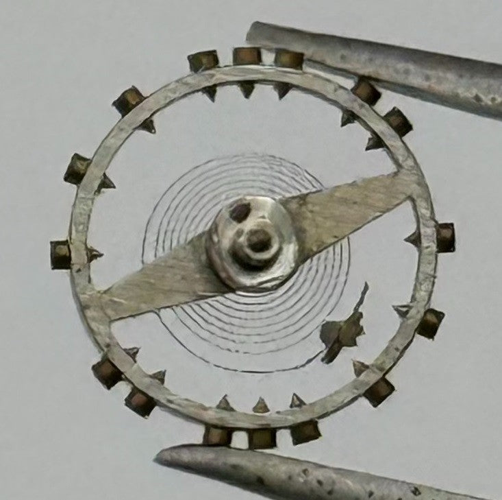 Judex 200 Balance Wheel Complete And Spring 5¼’’’ 1102 Watch Movement Parts NOS