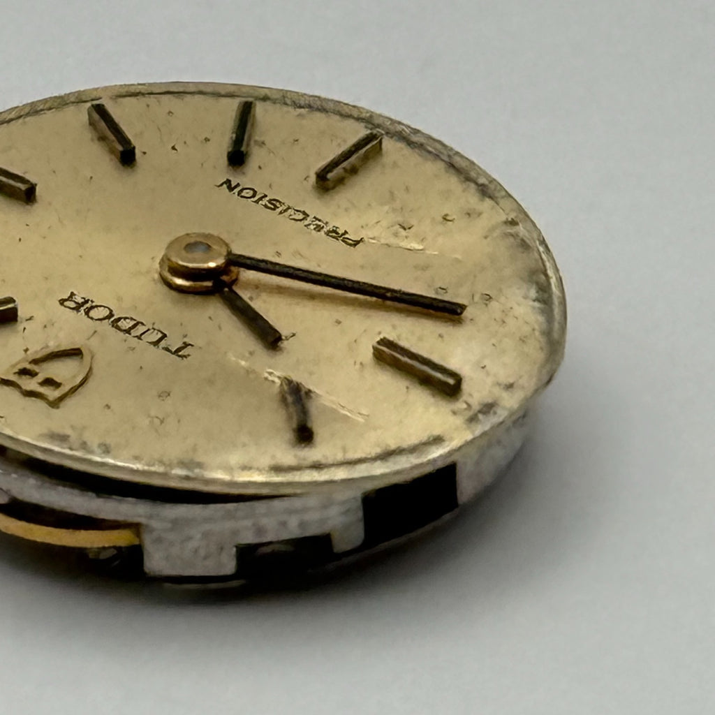 Tudor Precision Watch Movement - 17 Rubies Ladies - For Parts / Repair - 15.5mm