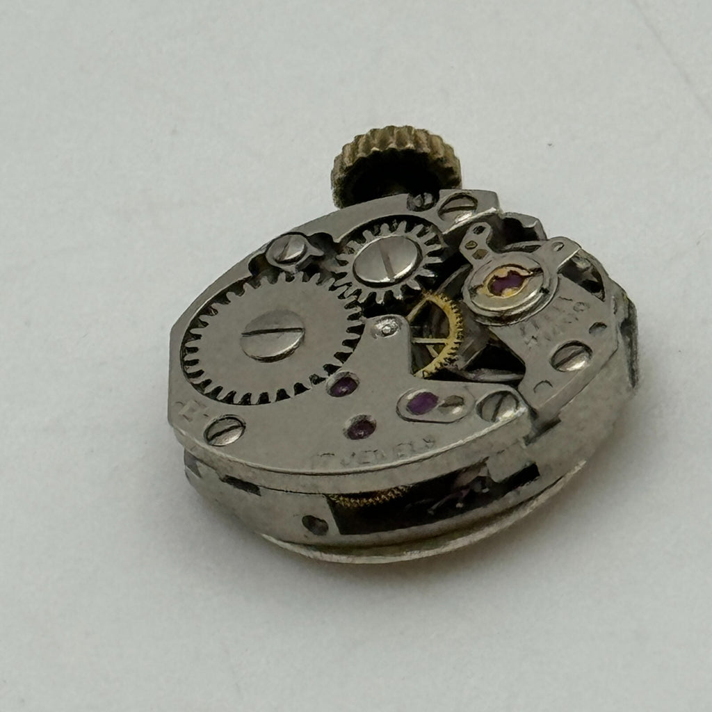 PUW 1075 Watch Movement Anker Ladies Manual Wind 21600 Swiss Vintage Parts 13mm