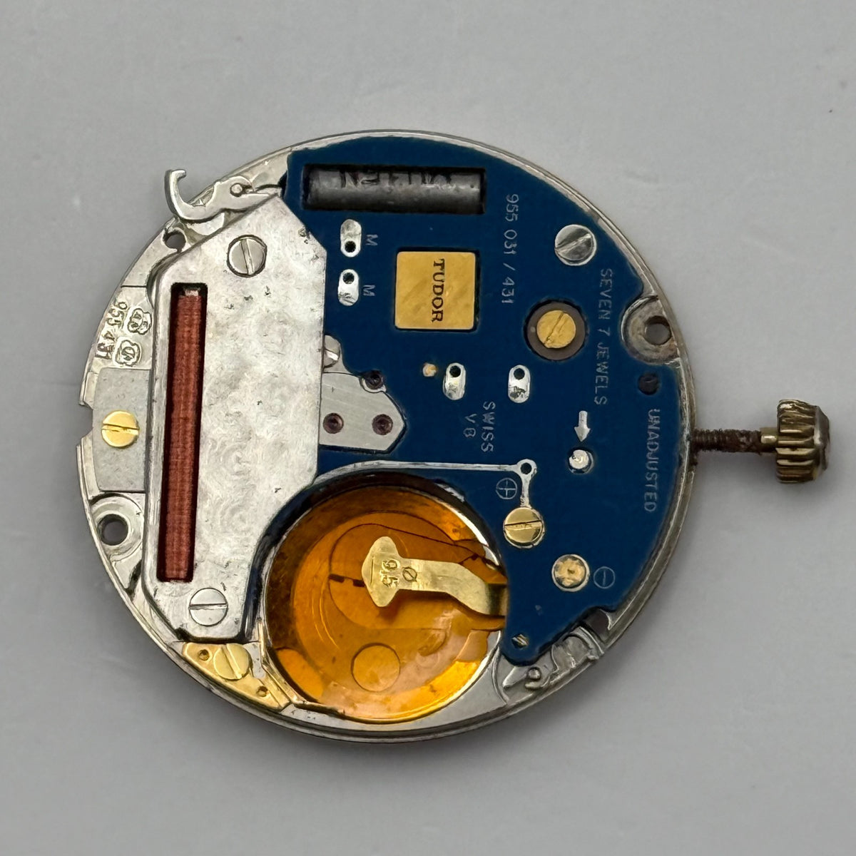 Tudor Quartz Watch Movement - ETA 955.431 - For Parts / Repair - 23.9mm