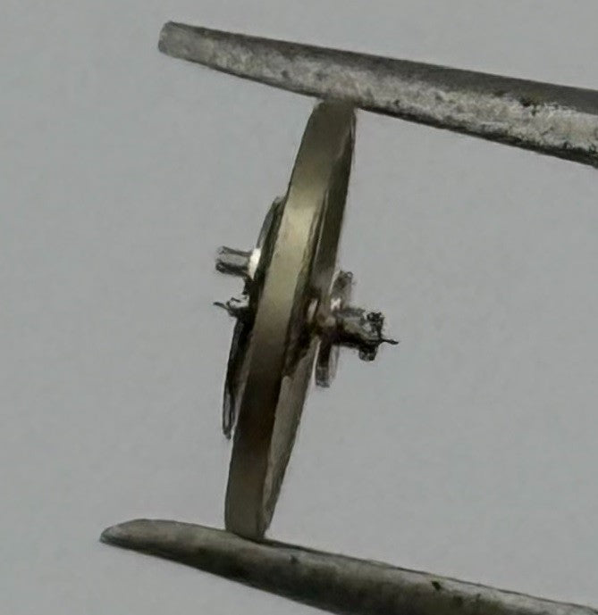 AS 1977/2 Balance Wheel Complete And Spring 5’’’ 1224 Watch Movement Parts NOS