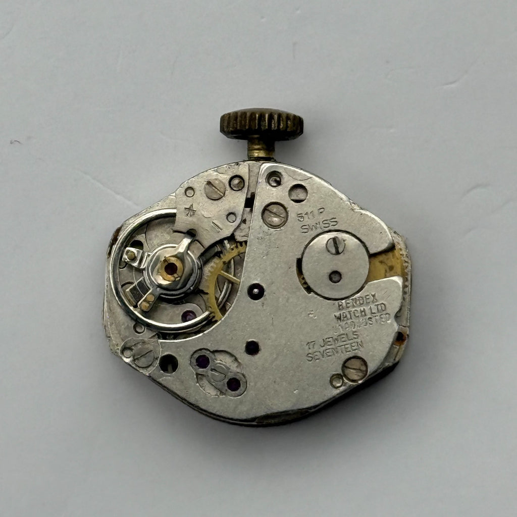 Ronda 511P Watch Movement Running Santima 17J Swiss Manual Wind Parts 15.2mm