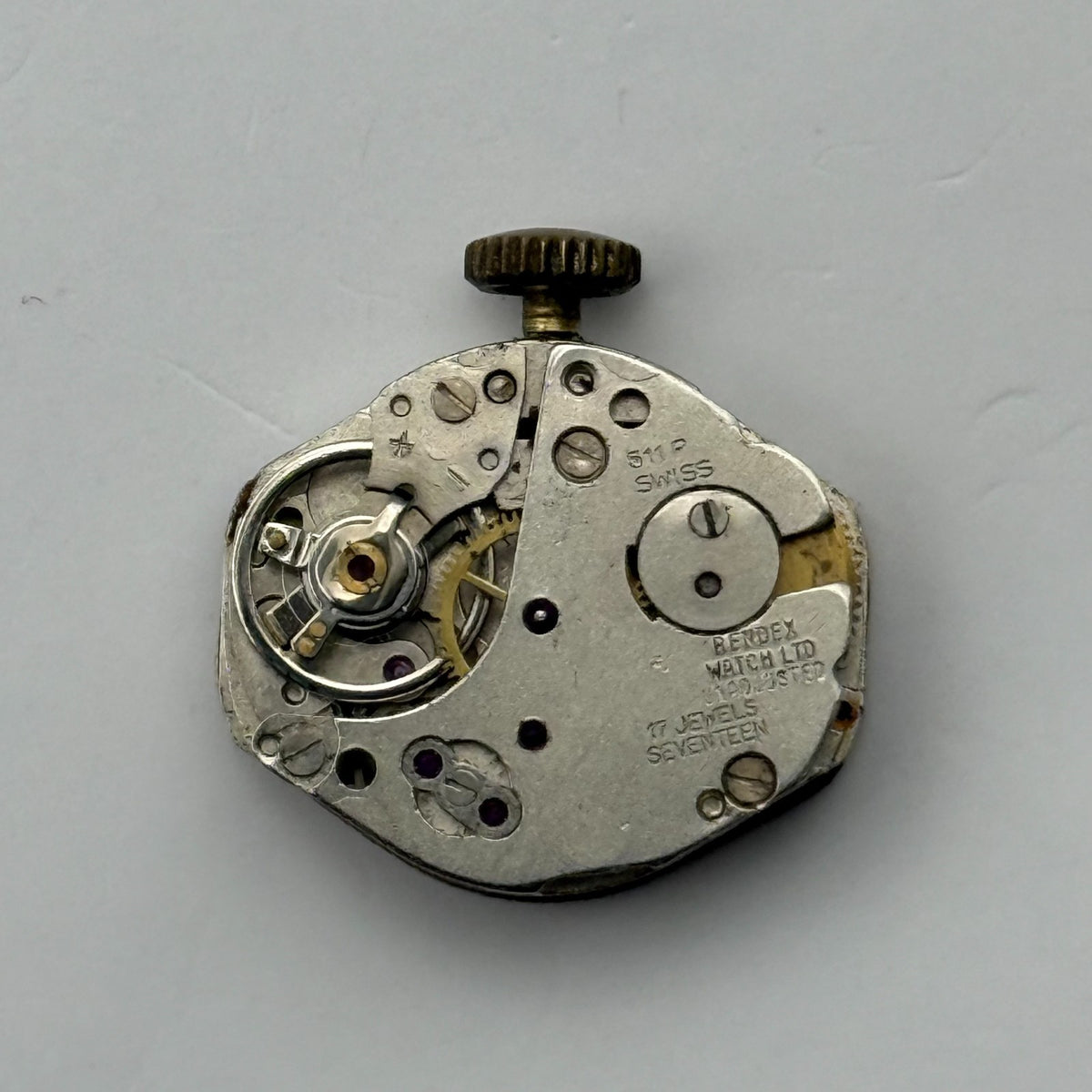 Ronda 511P Watch Movement Running Santima 17J Swiss Manual Wind Parts 15.2mm