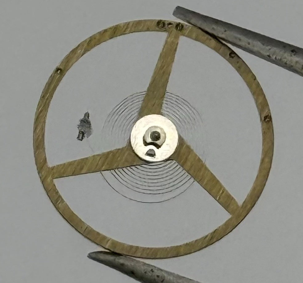 Peseux 320 PIT PPM Balance Wheel Complete And Spring 146 Watch Movement Parts