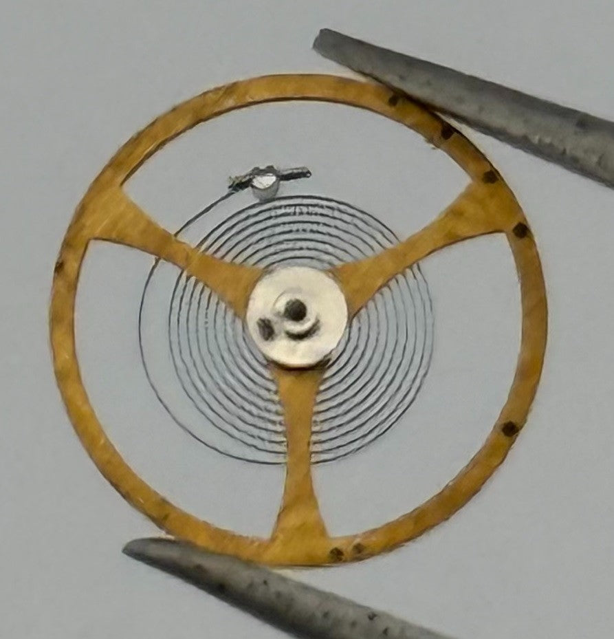 AS 1920 1923 Balance Wheel Complete And Spring 12½’’’ 1766 Watch Movement NOS